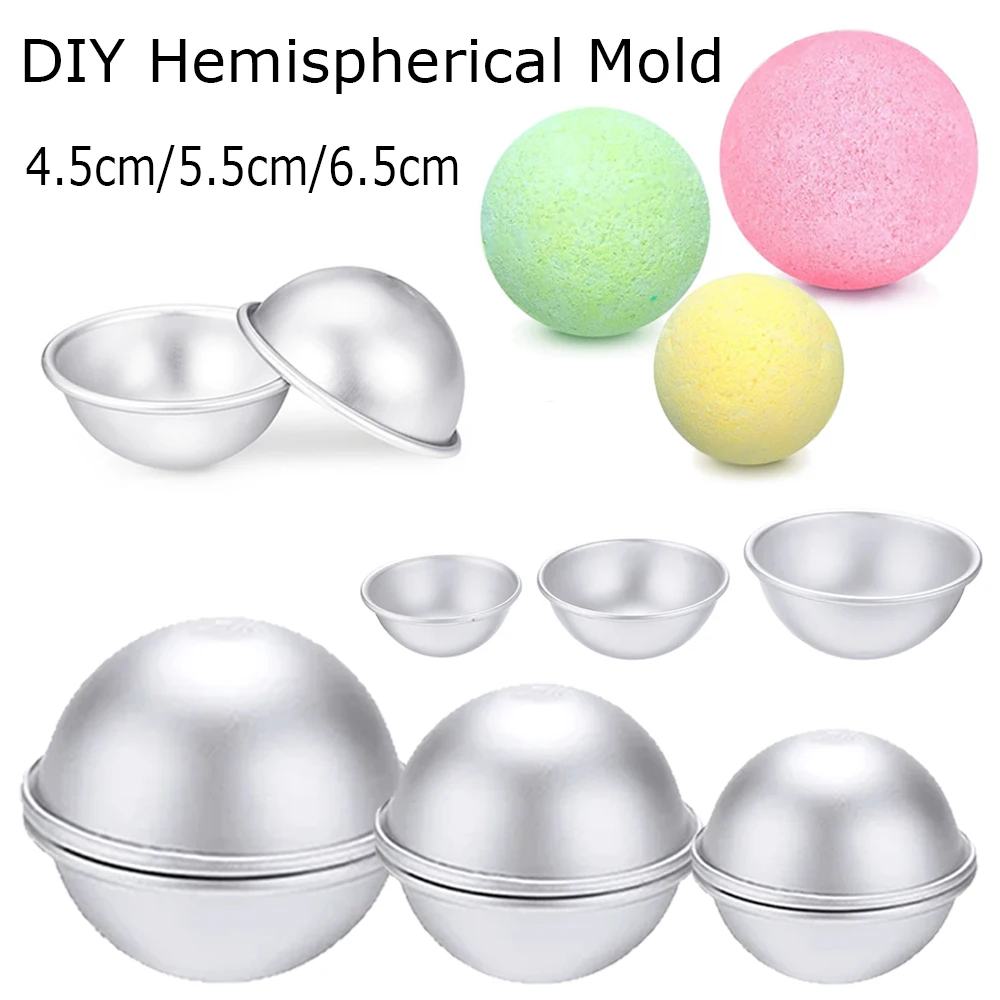 Bath Bomb Mold - قوالب كرات الاستحمام الكروية (6-24 قطعة)،