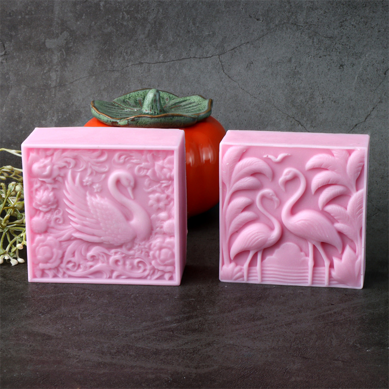 Bath Bomb Mold - ثلاثية الأبعاد مربع الحيوان الحصان الفيل