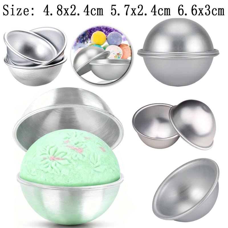 6 قطع قوالب حمام كروية، مجموعة - مراجعة Bath Bomb Mold وسعره