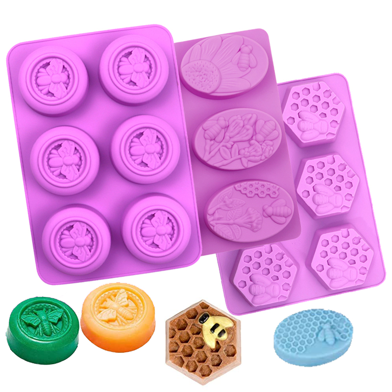 العسل قالب الصابون ثلاثية الأب - مراجعة Bath Bomb Mold وسعره